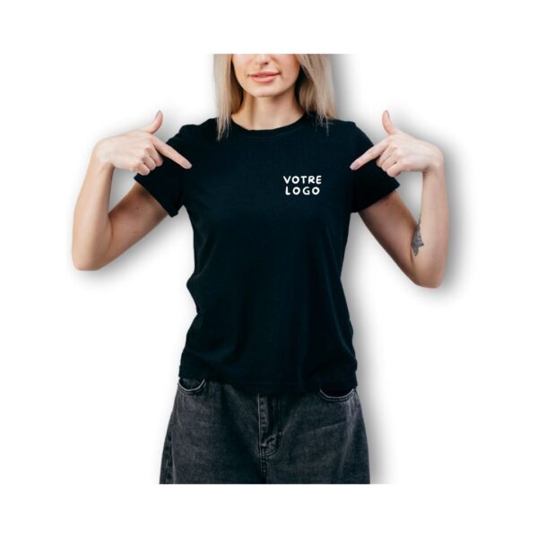 T-Shirt noir femme